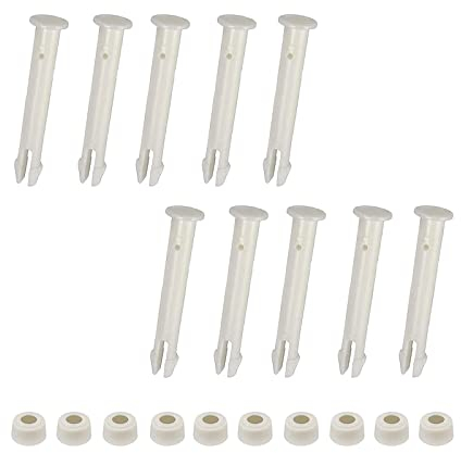 Zueyen Kunststoff-Verbindungsstifte und Gummidichtungen – Ersatz für Schwimmbad-Anschlüsse – für Rahmen und Intex Pool-Ersatzteile (6 cm), 10 Stück