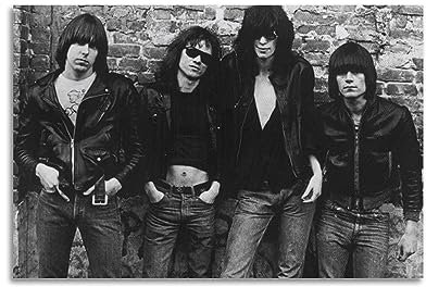 Dekorativer Kunstdruck auf Leinwand, Motiv When The Ramones Made Their CBGB-Debut, 30 x 45 cm, ungerahmt