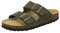 AFS-Schuhe 2100 - Sandali da donna alla moda, in vera pelle, realizzati in Germania, muschio, 40 EU
