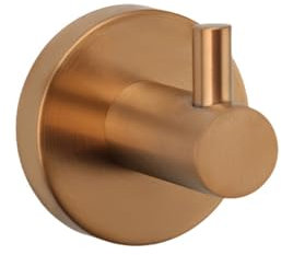 Gebürstetes Roségold, Badezimmer-Accessoires, Toilettenbürste, Papierhalter, Handtuchhalter, Stangenhaken, Zahnbürstenhalter, Edelstahl, Einzelhaken
