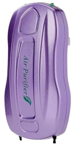 Generic Wall Plug In Air Purifier - Odor Eliminator, Quiet Air Freshener, Home Cleaner for Garage Room Cabinet, Purple, Glossy Finish, Compatible with Standard Electrical Outlet