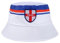 England Bucket Hat - Traditional England Sun Hat, Unisex Design - Heavy Duty 70% Cotton (Cotton Blend, White)