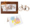 1 tire-bouchon de vélo, 1 carte de vœux, décoration de vélo, tire-bouchon mural, tire-bouchon mural, cadeau de vélo, tire-bouchon multifonction