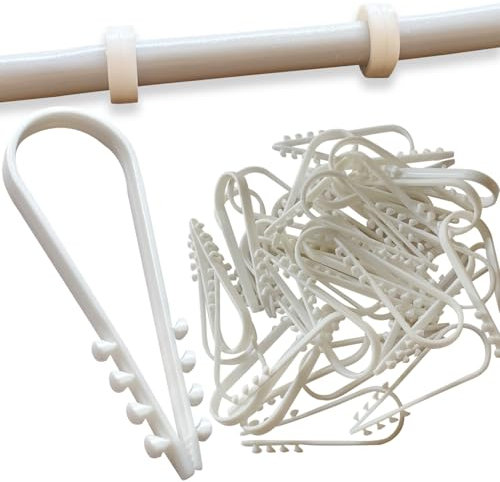 Schlaufendübel Dübelklemmschelle 100stk Steckschlaufen Spannbereich 3-13 mm Dübel-Klemme für Rundkabel zur Befestigung von Kabeln Rohren Leitungen Schläuchen