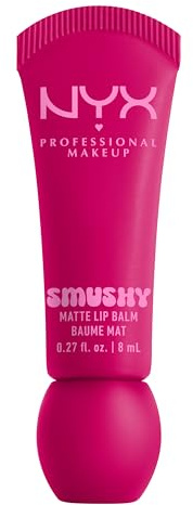 NYX Professional Makeup - Baume à Lèvres Teinté Mat Effet Floutant - Formule Enrichie en Poudre de Riz Mochi et Céramides Nourrissants - Teintes Parfumées - Smushy Lip Balm - Teinte : Shes Serving