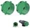 2 Pcs 13 Pin Alignment Tool Dust Cap for 13-Pin 8-Pin, Trailer Connector Plug Cap, Dustproof Cover for Parking Socket, Protects Electrical Connections from Dirt, Corrosion for Caravan Trailers (Green)