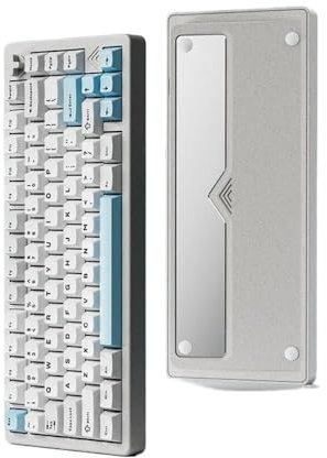 DIWUCXCA K75 Mechanischer Tastatur DIY Hot Swap 75 Prozent CNC Geschnitztes Aluminiumgehäuse HiFi Sound RGB Hintergrundbeleuchtung(ChunXiao Switch)