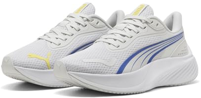 Puma Pounce Lite JR Sneaker, Feather Gray-Royal Sapphire-Pineapple Ice White, 36 EU, Feather Gray Royal Sapphire Ananas Ice Puma Weiß, 35.5 EU