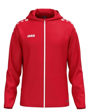 JAKO One Kapuzenjacke – Atmungsaktive Sportjacke für Herren aus 100% Polyester, mit weichem Micro-Fleece, ideal für Sport und Freizeit