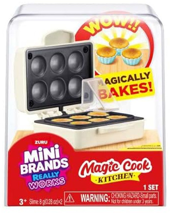 Zuru Spielzeug Mini Brands Cook Kitchen Cupcake Eisen UV-Licht