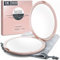 Miroir Compact Grossissant pour Porte-monnaie avec Grossissement 10x - Miroir de Voyage Rose à Double Face Pour Le Maquillage, Petit Miroir de Poche de 10cm Ou Miroir Pour Porte-Monnaie (Rose)