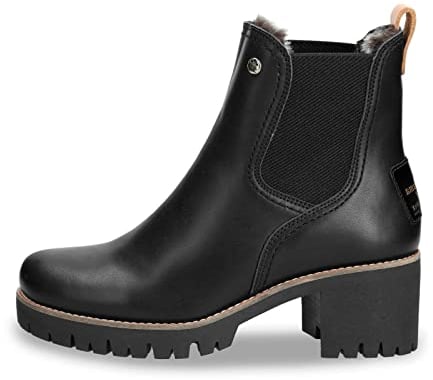 Panama Jack Damen Pia Trav Chelsea Boot, Schwarz, 39 EU