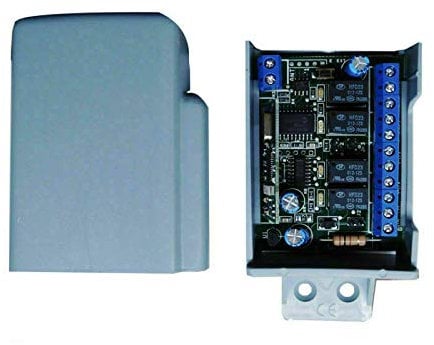 Dieffematic Ricevente Radio 4 Canali Resistente Agenti Atmosferici IP54 12V 24V UHF 433,92 MHz