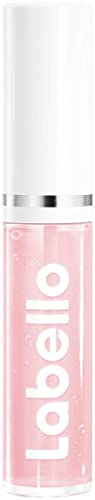 Labello Pflegender Lip Gloss Transparent (5,5 ml) für natürlich glänzende Lippen, feuchtigkeitsspendendes Lippenöl ohne Mineralöle, Lippenpflege mit natürlichen Ölen