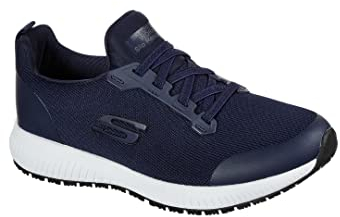 Skechers Damen Squad Sr Sneaker, Navy Flat Knit, 40 EU
