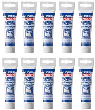 ILODA 10x Original Liqui Moly 50g Batterie-Pol-Fett Battery Pole Fat Spezialfett 3140