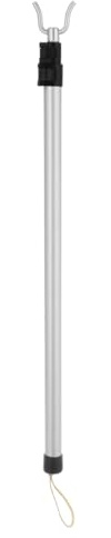 DOITOOL Telescopic Washing Line Pole with Fork Hook, Adjustable Clothes Rod | Adjustable Hanging Pole for Wardrobe, Balcony and Laundry, Clothes Line Pole for Reaching High Rails & Drying Clothes at Home
