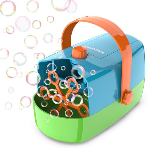 Wisdomlit Bubble Machine, Automatic Bubble Blower, 3-in-1 Bubble Maker