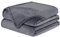 BARBONS Kuscheldecke – weiche Fleecedecke, als Tagesdecke oder Bettdecke, Wohndecke oder Sofa Überwurfdecke, Kuscheldecke flauschig, Outdoor Decke (150x200 cm - Anthrazit)
