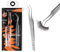 STALEKS PRO Pince incurvée professionnelle pour extension de faux cils. Modélisation volume. Acier inoxydable Expert 41/1