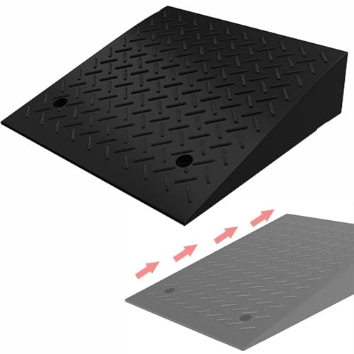 Bordsteinkanten-Rampe 15-3 cm Hoch Gummirampe Türschwellenrampe Auffahrrampe Rampe Gummikeil Für Treppe Hindernissen Haus Schritte (Size : 100x30x12cm)
