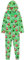 MINECRAFT Pile Pigiama Intero Ragazzo con Cappuccio Tuta Intera - Regalo Bambino (Verde/Multicolore, 13-14 Anni)