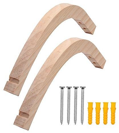 Giilayky Crochets Muraux en Bois, Cintres pour Plantes D'IntéRieur, Crochets pour Plantes Muraux pour Plantes Suspendues, Support de Fleur, Crochets pour Carillons éOliens