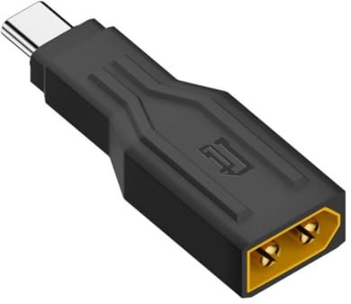chenyang XT60 auf USB C Adapter, USB C Stecker auf XT60 Stecker Ladekonvertierungsadapter für Flugzeugmodelle/Automodelle/ferngesteuertes Spielzeug/Batterieladegerät