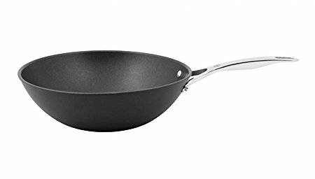 Ballarini 1013084510 Sartén Wok y Verduras, Palermo, 30 cm, Acero Inoxidable, Gris, 18 x 8 x 3 cm