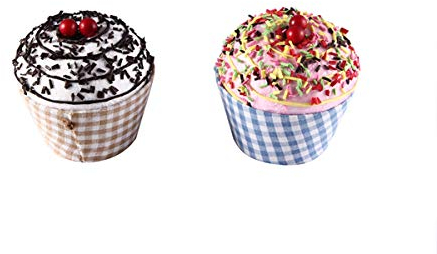 DISOK - Lote de 18 Cajitas En Forma De Tarrina De Helado Cupcake (Precio Unitario) - Cajas Bodas - Cajitas, Cajas Baratas para Detalles