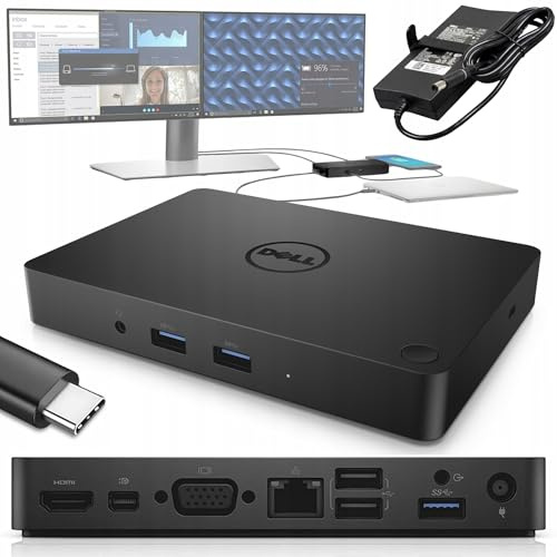 Dell JP3KP WD15 Docking Station 180W For UKEU. - (Compatible Part 452-BBCW452-BCCW452-BCDB) - (Laptops > Laptop Docking Stations)