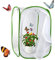 Yeelan Butterfly Habitat Collapsible Bug Catcher Net Mesh Insects Plant Cage Terrarium Pop-up for Kids/Toddler Catching Crickets/Firefly/Caterpillars/Ladybird/Fish etc (40 * 40 * 60cm)