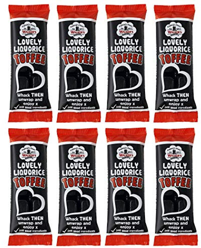Lovely Liquorice - Walker's Nonsuch Toffee Bar 50g (Pack of 8)