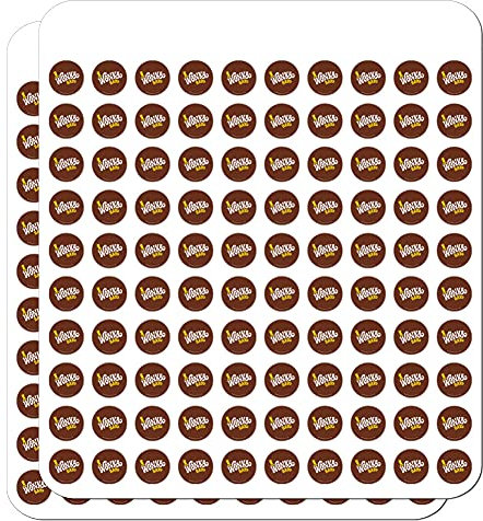 Willy Wonka und die Schokoladenfabrik Wonka Bar Logo Planer Kalender Scrapbooking Basteln Aufkleber