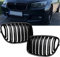 Doppelsteg Kühlergrill Schwarz Glanz Performance kompatibel für BMW 5er F07 GT 08-17 DM-Autoteile 14063