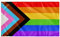 Progress Pride LGBTQ All Inclusive Flagge, 91 x 152 cm