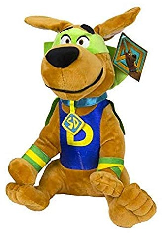 Scooby-Doo SCOOB junger SUPER Hund 28cm Halloweenkostüm Superheld Plüschtier sitzend mit Umhang - von neuen 2020 Film