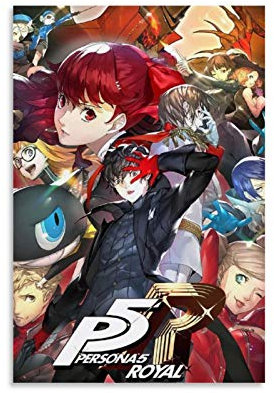 YZLI Persona 5 Royal Leinwand-Kunst-Poster und Wandkunstdruck, modernes Familienschlafzimmer, 40 x 60 cm