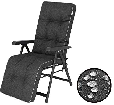 HOBBYGARDEN Stuhlauflagen Ilona Stuhlkissen Gartenstuhlauflage Gartenstuhl Stuhl Garten Gartenpolster Polster Auflagen Gartenliege Liege Stillplatz Liegeplatz Platz Still