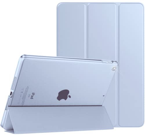 Étui magnétique en cuir pour Apple iPad Pro 9,7 (2016) - Fonction veille/réveil automatique - Compatible avec les modèles A1673/A1674/A1675 (blanc)