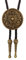 DELIGUO Bolo Ties Krawatte Für Herren - Western Vintage Geschnitzte Anhänger Tanz Rodeo Krawatte Für Frauen Cowboy Leder Seil Schmuck, Kostüm Zubehör Pullover Kette,Bronze,Einheitsgröße