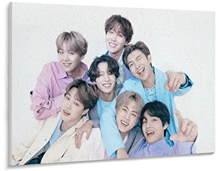 Puzzle 1000 Teile Koreanischer Star BTS-Sänger Bangtan Boys Künstlerischer Charakter Erwachsene Kind Puzzles Freizeit Creative Kreuzworträtsel Spiel Kind Puzzle Spielzeug Gebu(38x26cm