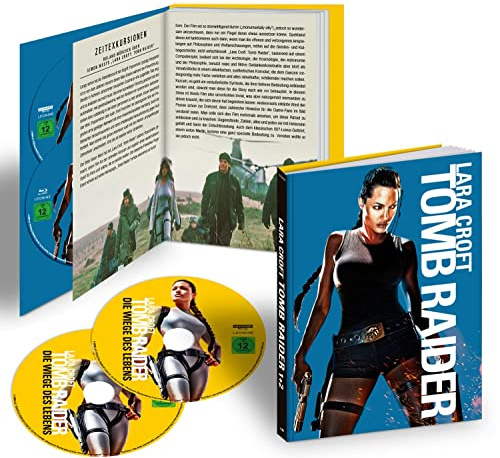 Lara Croft: Tomb Raider 1+2 Lim. Mediabook UHD-Box [Blu-ray]