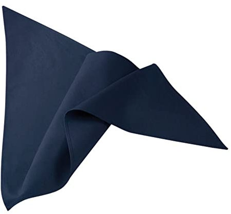 EXNER Hals-Tuch, Schal, Küchen-Krawatte, für Koch, Bäcker, Konditor, Küche, Gastronomie, B 115 x L 75cm x L 75cm, Baumwoll-Mischgewebe, Farbe navy