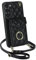QLTYPRI Handyhülle für Samsung Galaxy S23 Hülle mit Band, Mikrofaser Leder Handykette Case mit Kartenfach Ringständer RFID Schutzhülle Lederhülle Tasche Etui für Samsung Galaxy S23 - Schwarz