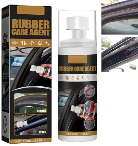 KOAHDE Car Rubber Care Solution, Seal Conditioner & Cleaner, Auto Rubber Curing Solution, Leather & Tire 100ML