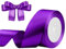 Geschenkband Lila 40mm x 23m Satinband Lila Schleifenband Geschenkband Satinbänder für Geschenkverpackungen, Basteln, DIY, Nähen, Brautparty-Dekoration, Christbaumschmuck