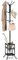Yoobure Porte-manteau autoportant avec porte-parapluie, porte-manteau moderne en métal avec 12 crochets, porte-manteau moderne pour entrée, porte-porte-monnaie, porte-chapeaux, support pour salon,