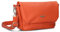 Zwei Damen Handtasche Mademoiselle.M M40 kleine Umhängetasche 1 Liter breite Crossbody-Bag mit Magnetklappe & Reißverschluss klassisch-elegant (papaya)