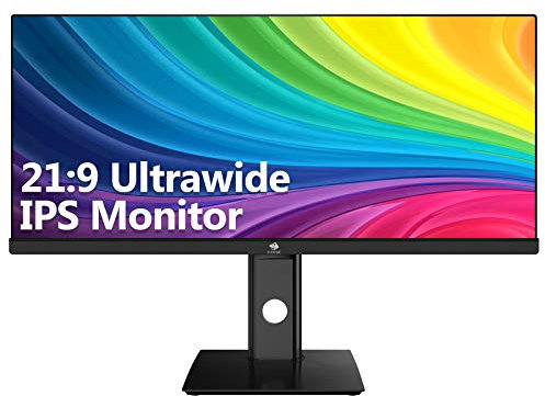 Z-Edge 29 Inch IPS Monitor WFHD 2560x1080, 21:9 Ultrawide 75Hz LED Monitor Home Office, 250 cd/m², FreeSync, Flicker Free, HDR10, Height & Tilt & Swivel Adjustable, HDMI & DisplayPort